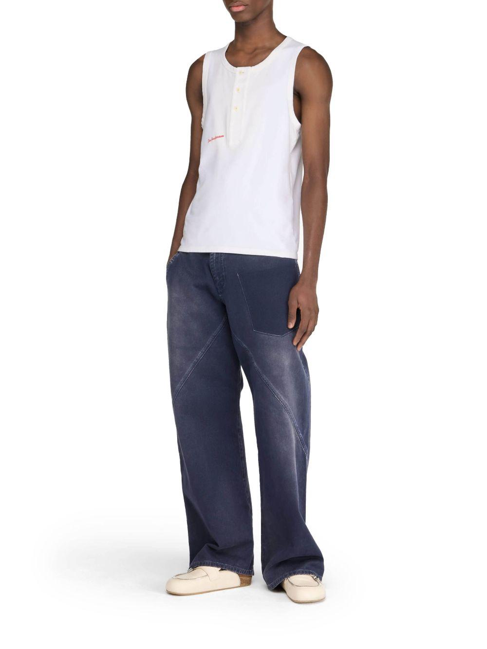Woven tank top<BR/><BR/> JO0267 PG1810006 JW ANDERSON 