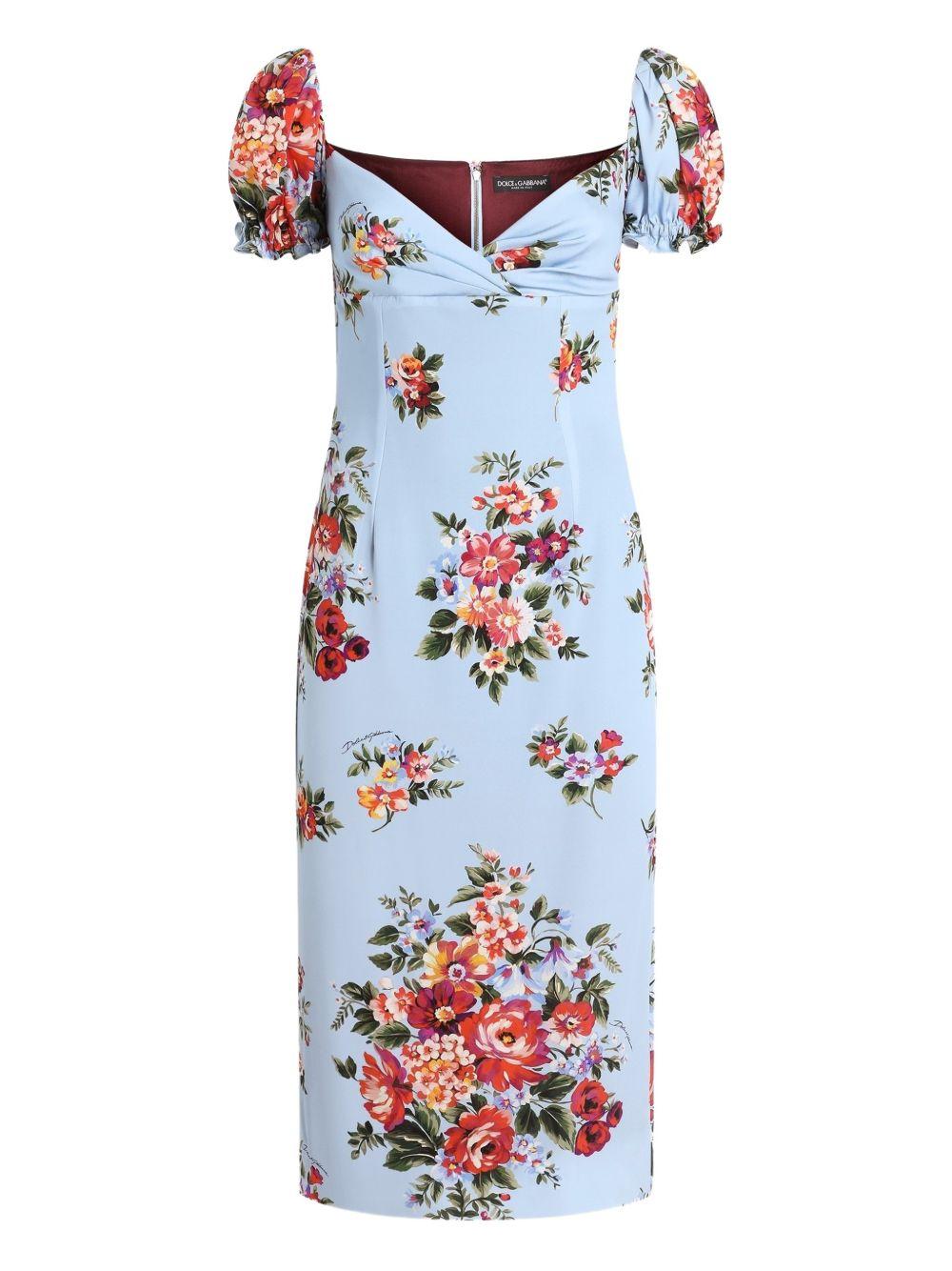 Flower bouquet-print dress F612ST FSA8PHC5ZO DOLCE & GABBANA 