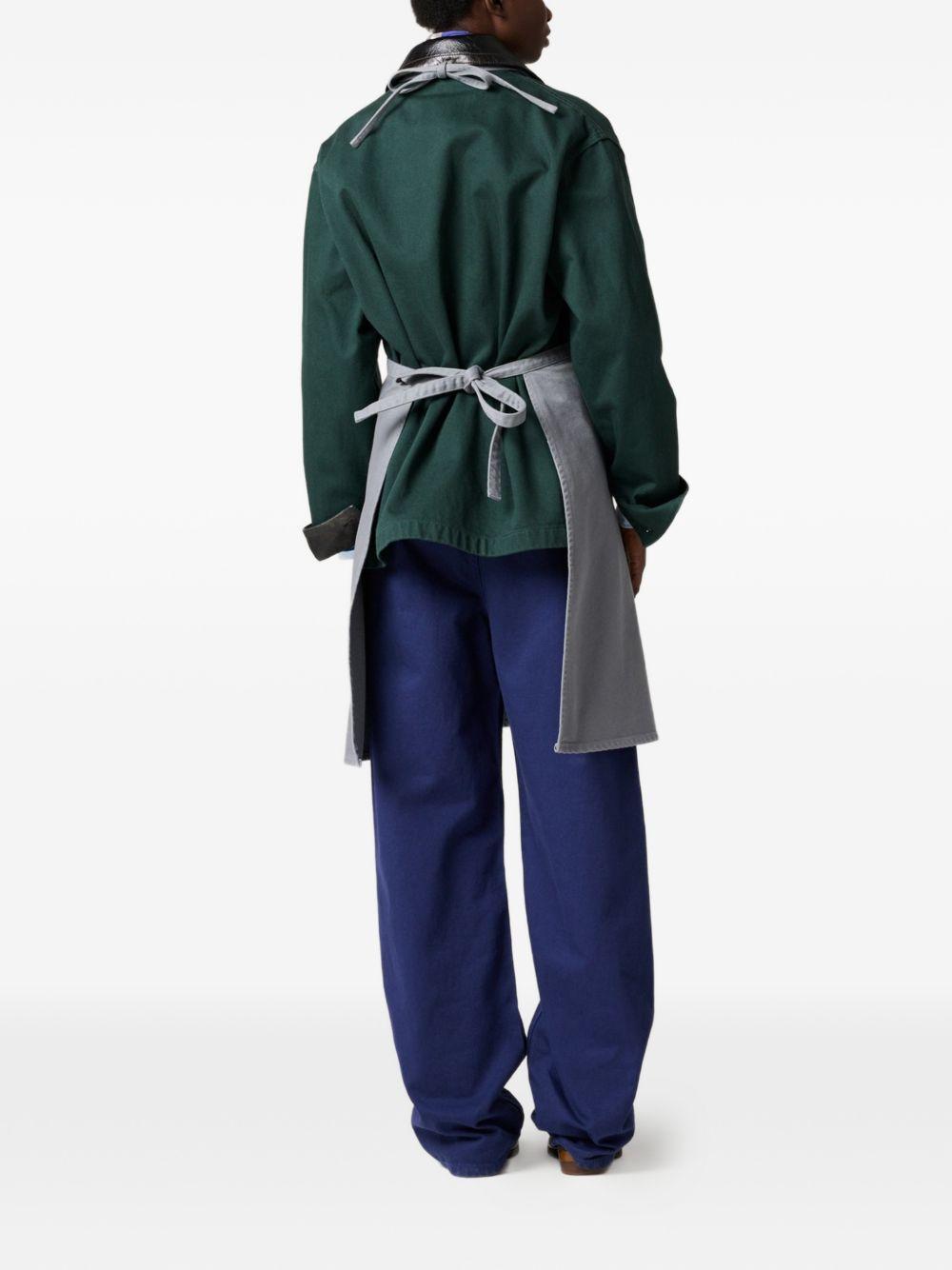 Garment-dyed gabardine pants MP197019JY S OOOF0021 MIU MIU 