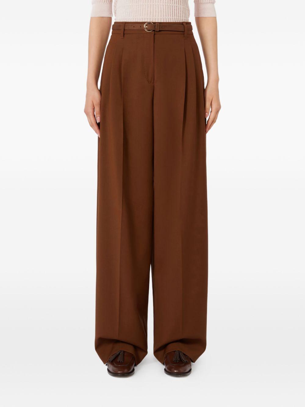 Flowing wool trousers 2616131081 MSTBACIO003 MAX MARA STUDIO 