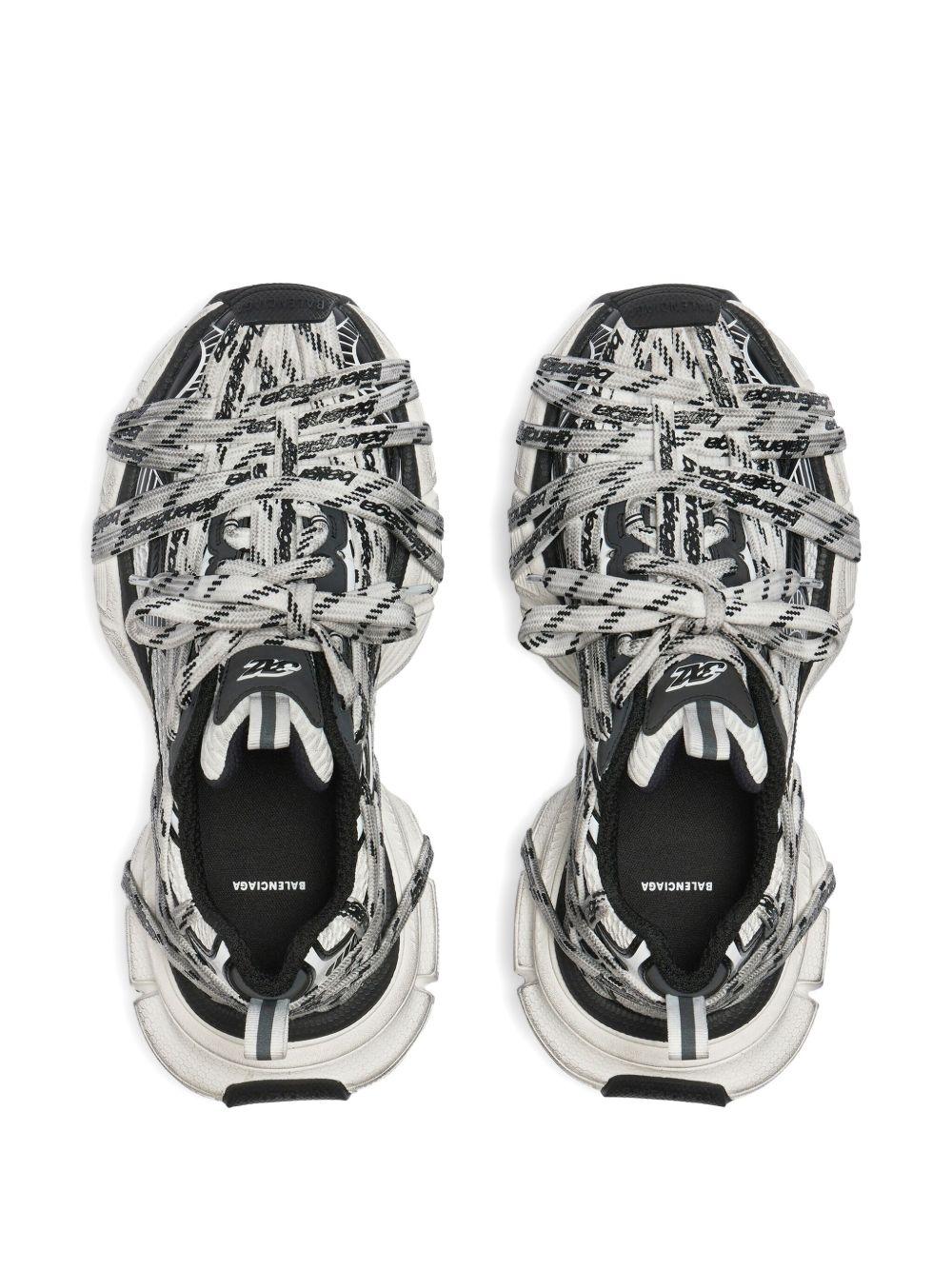 Men's 3xl Extreme Laces Logo Sneaker 825597 W3XHL9010 BALENCIAGA 