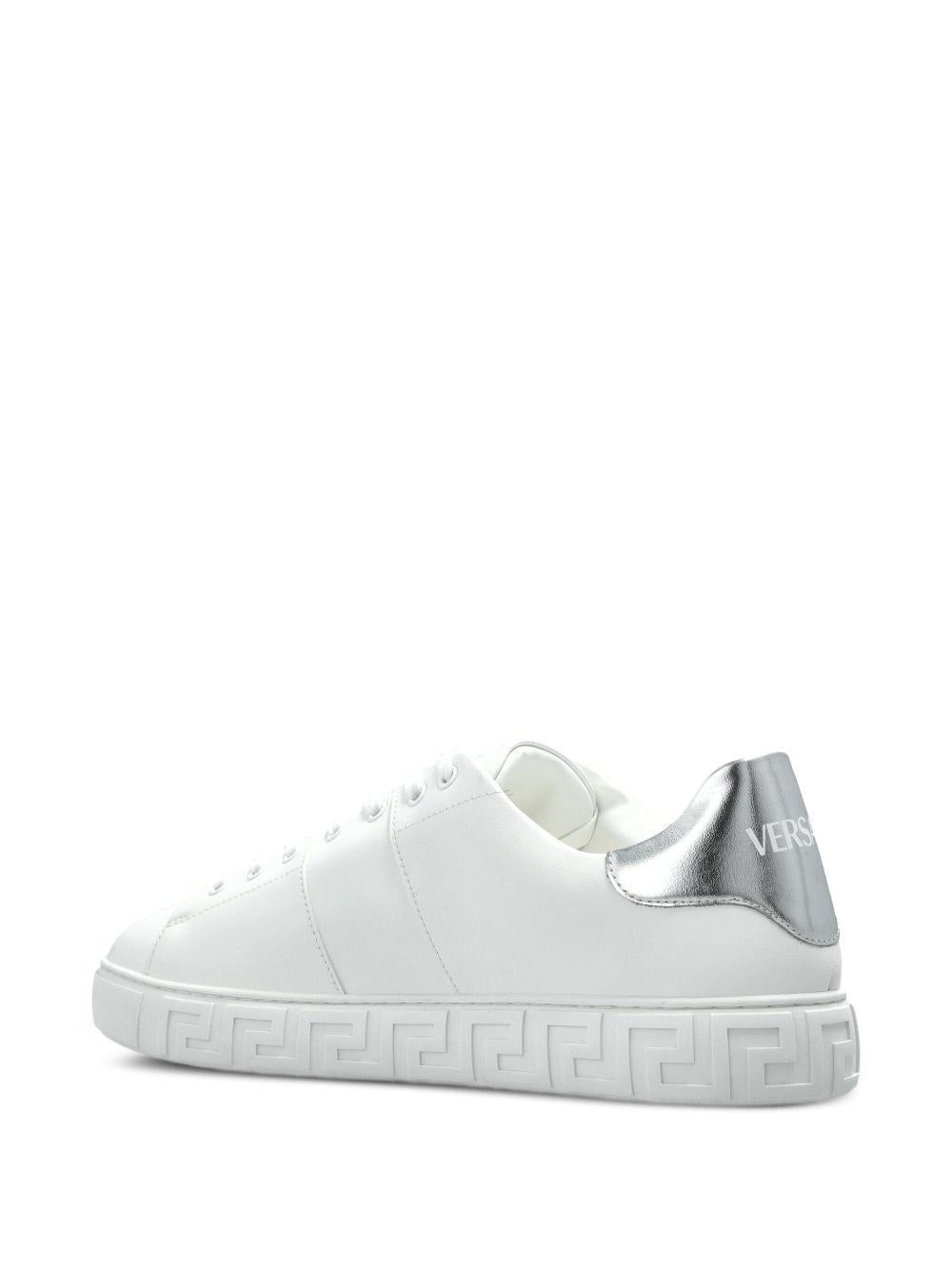 Greca Leather Trainers 1014460 1A149572W270 VERSACE 
