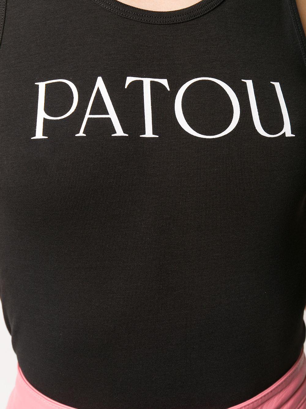 Organic-cotton tank top<BR/><BR/><BR/> JE0159994 999B PATOU 
