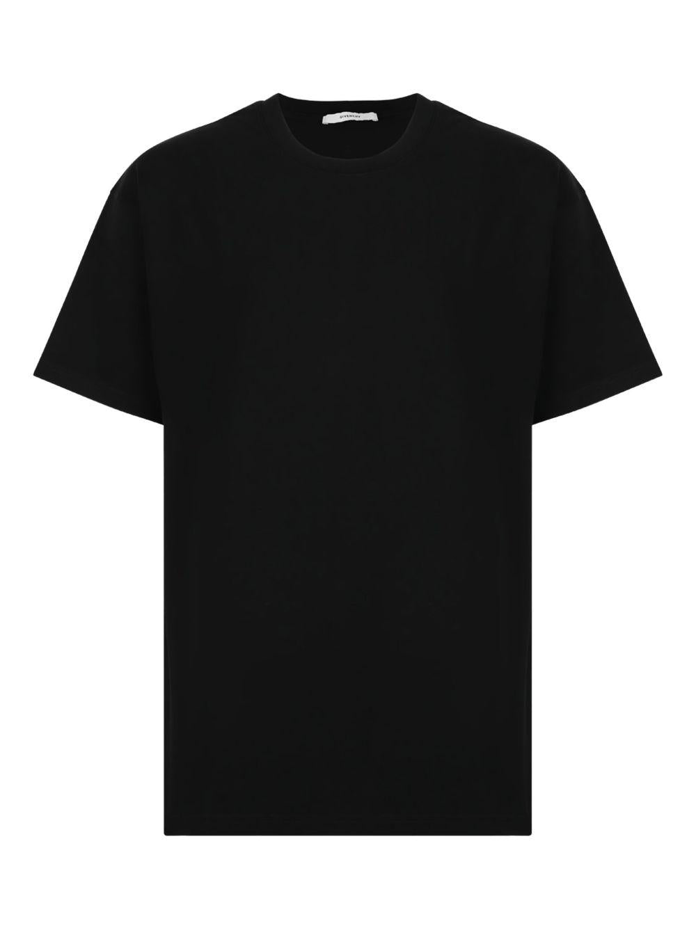 t-shirt in cotton with Givenchy stamp print BM71NK3YRV 001 GIVENCHY 