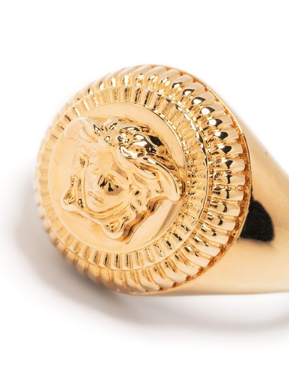 Medusa head ring<BR/><BR/><BR/> 1009248 1A006203J000 VERSACE 