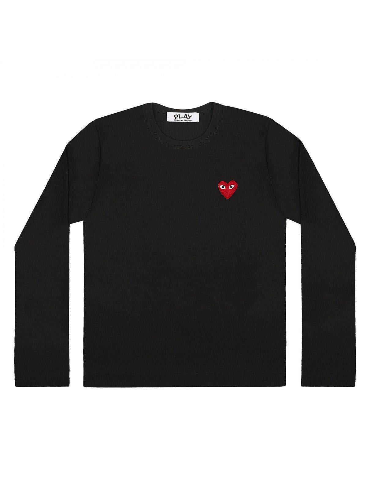 Heart Logo Sweater AXN001 BLACK COMME des GARÇONS PLAY x Converse 