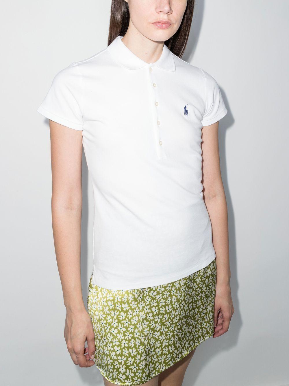 Front logo polo 211870245001 WHITE POLO RALPH LAUREN 