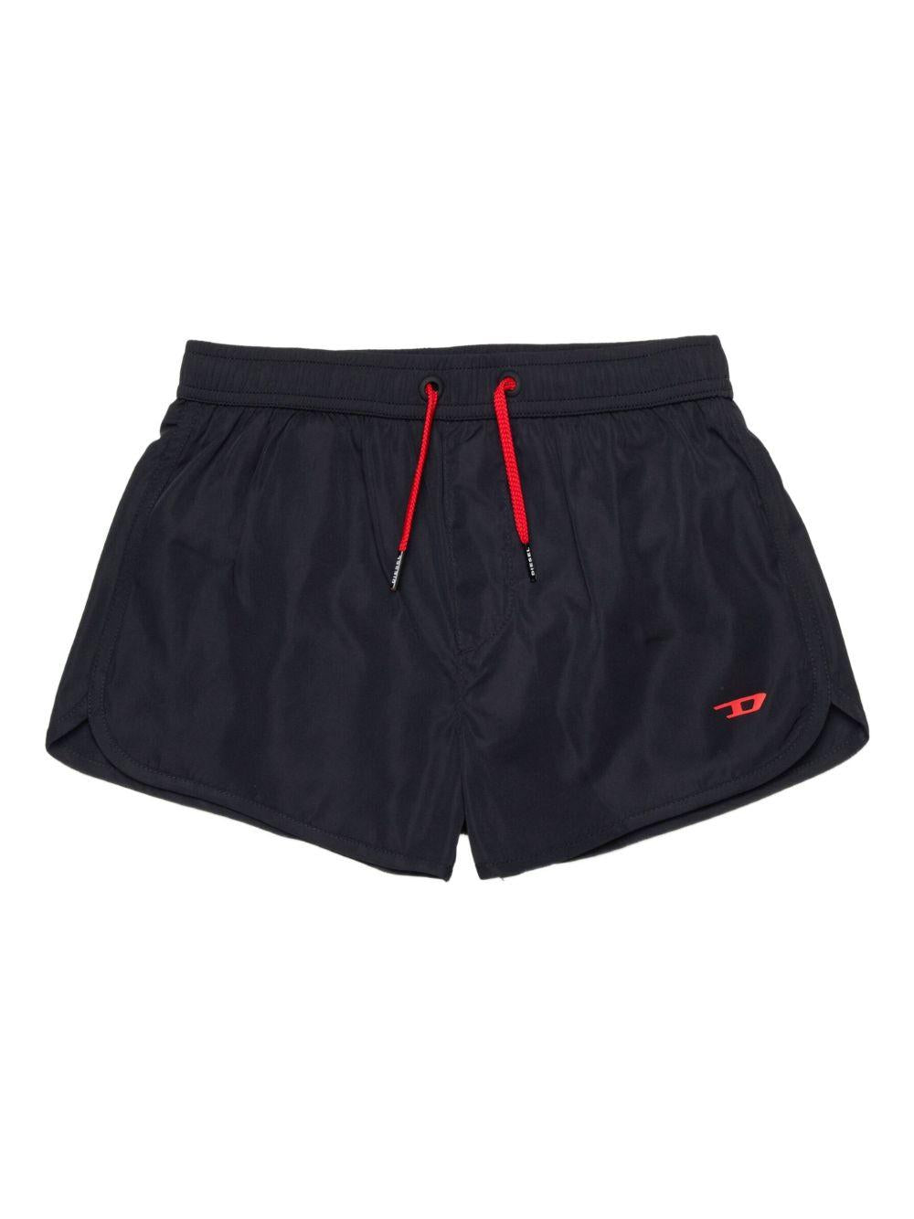Swim shorts with contrasting D J02701 KXBPBK900 DIESEL KIDS 