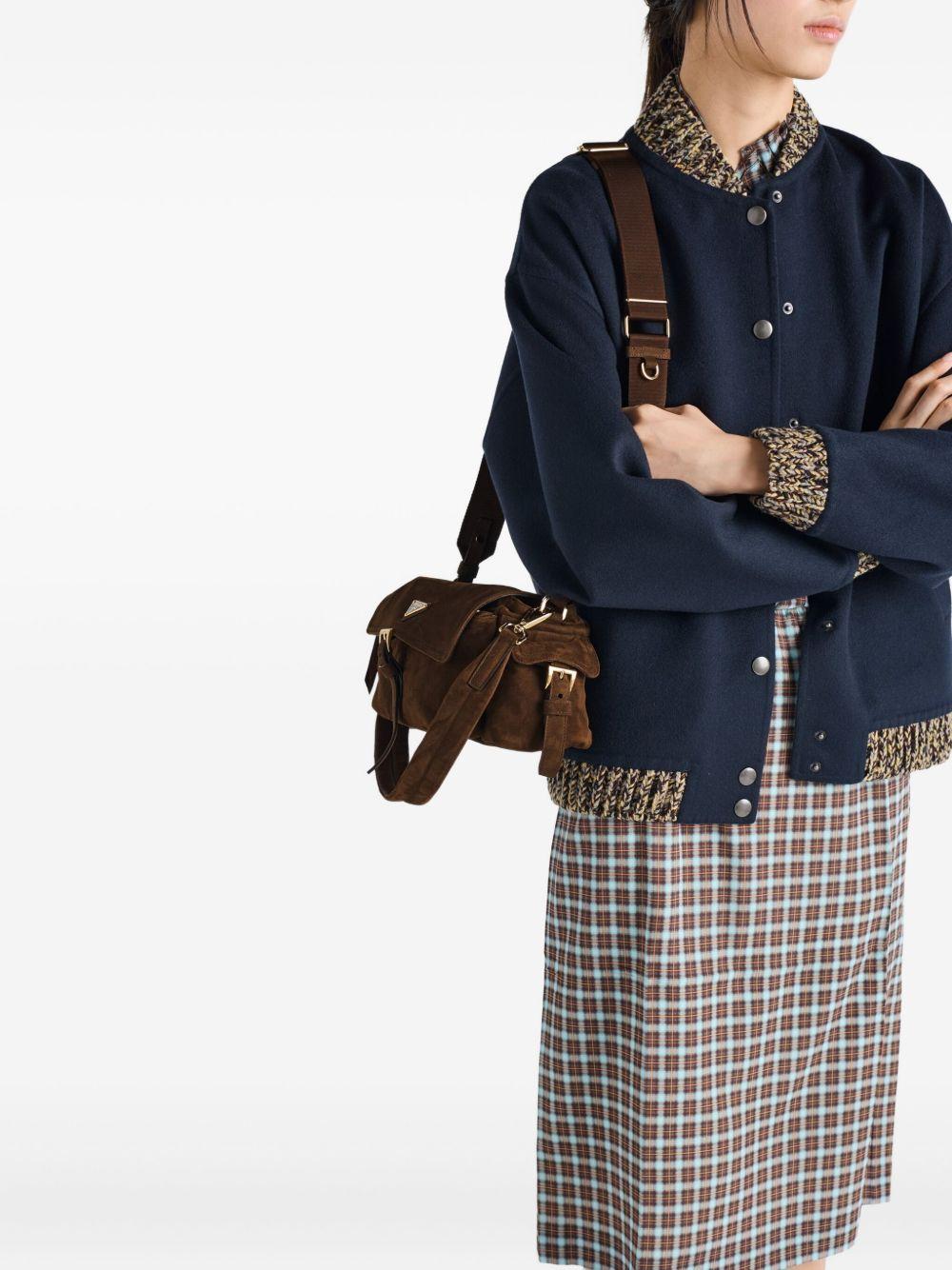 Explore medium nappa shoulder bag with flap 1BD394008 V-NOOF0324 PRADA 