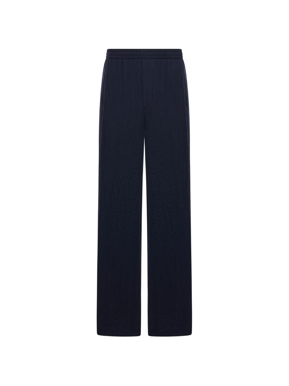 Flat front trousers in Lyocell and silk froissé GM003210 TE20103UB109 GIORGIO ARMANI 