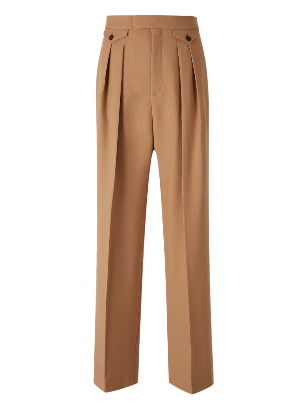 High-waisted wool gabardine trousers CH26SPA06164 205 CHLOÉ 