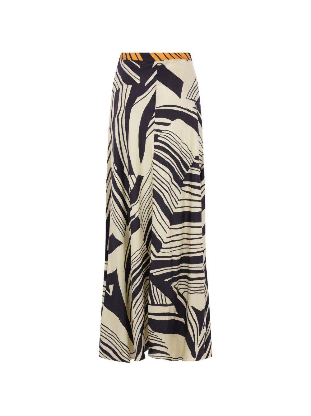 Valerie patterned maxi skirt 8L00029 NSS002000701_001 RAQUEL DINIZ 