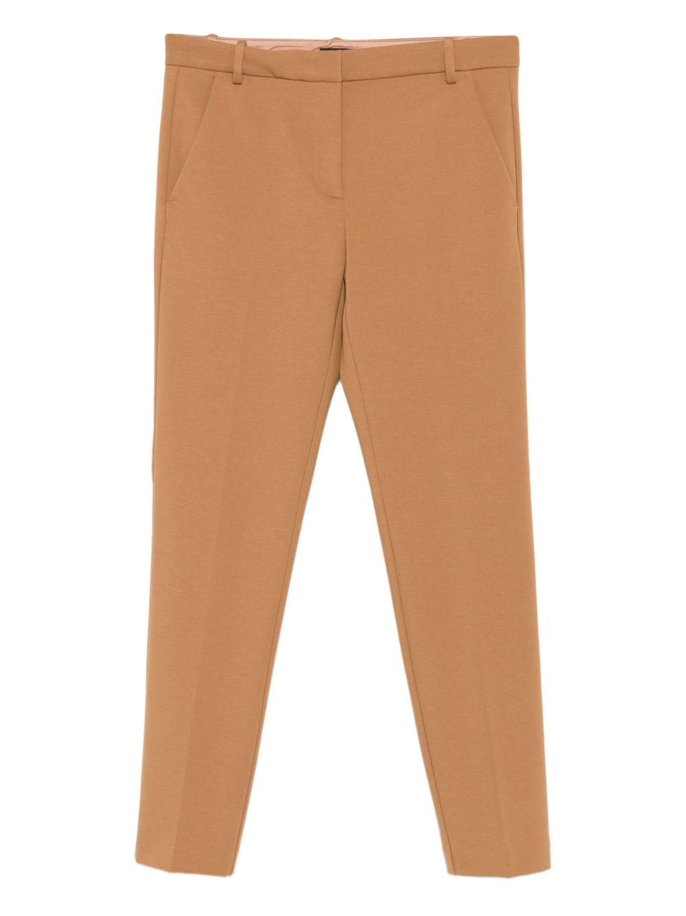 Technical fabric cigarette trousers 100155 A24DL08 PINKO 