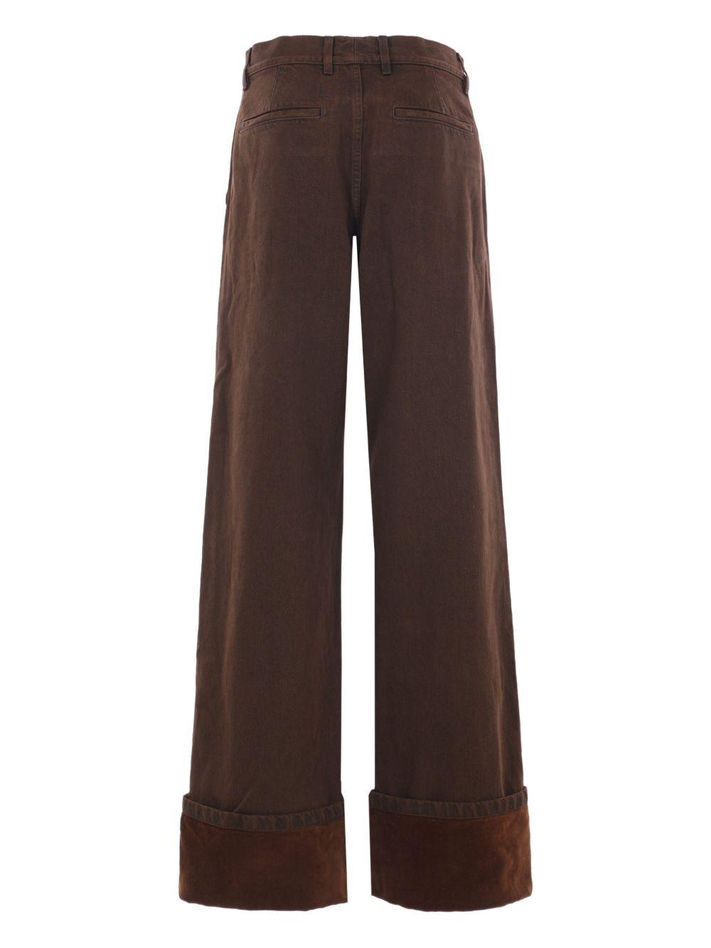 Wide-leg denim trousers 010931 2396703 DRIES VAN NOTEN 