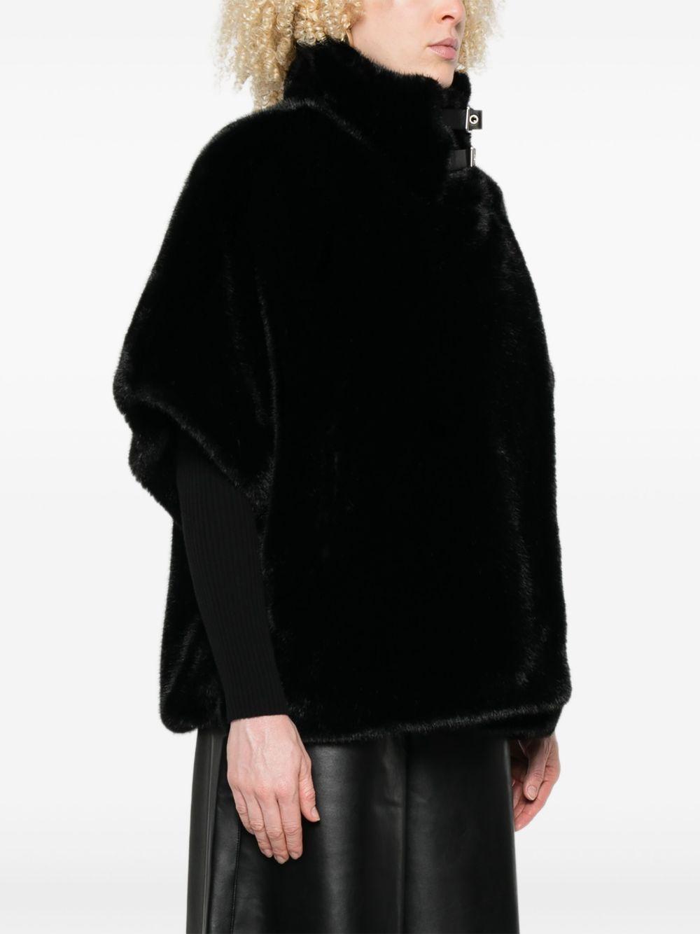 Faux fur cape 103837 A2PIZ99 PINKO 