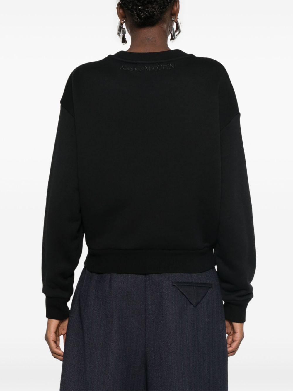 Logo-embroidered sweatshirt 794769 QLAC81000 ALEXANDER MCQUEEN 