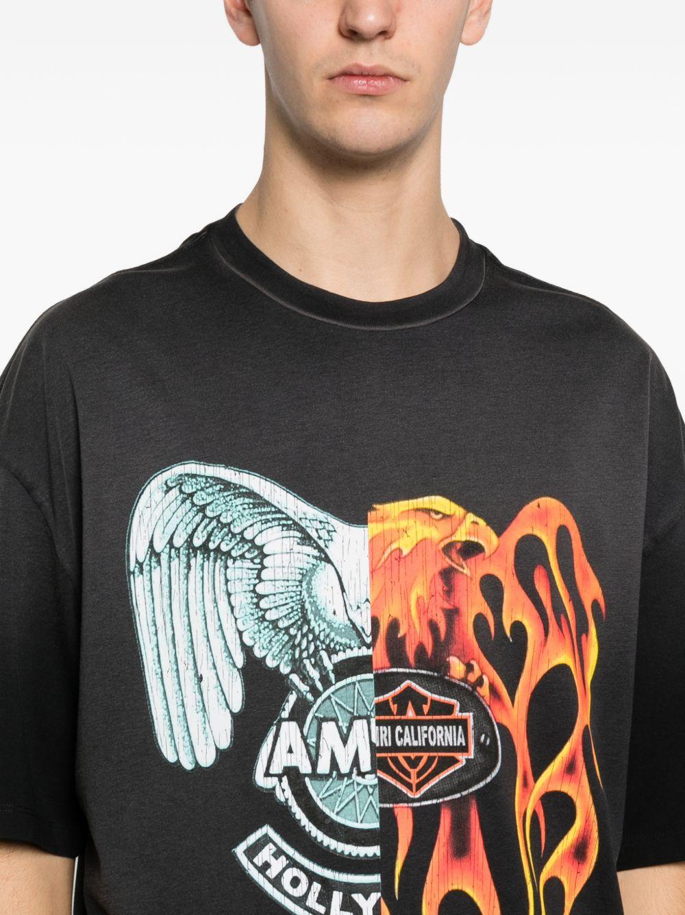 graphic-print T-shirt AMTOJR1043 001 AMIRI 