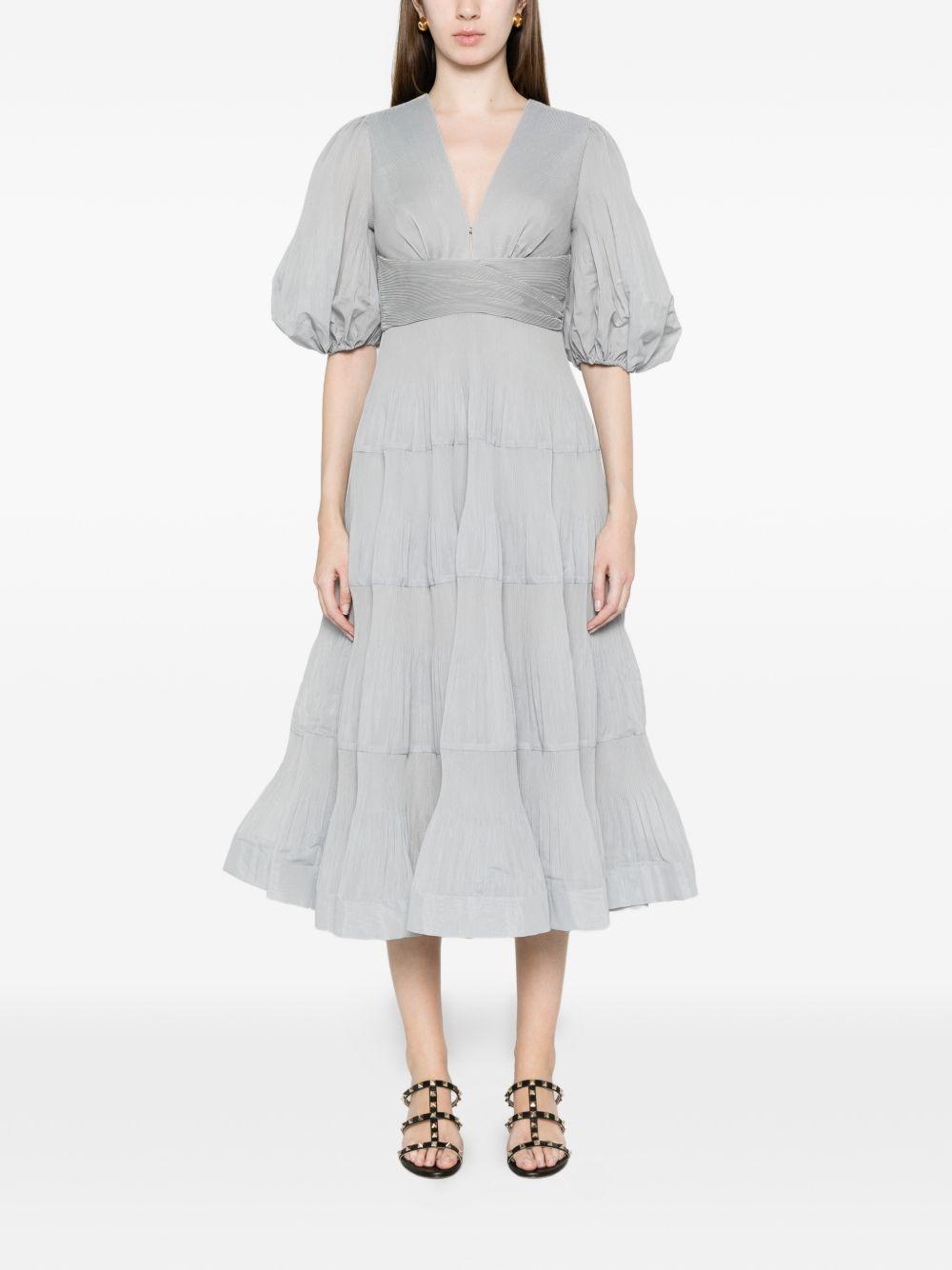 tiered midi dress 3905DS26R STLB ZIMMERMANN 