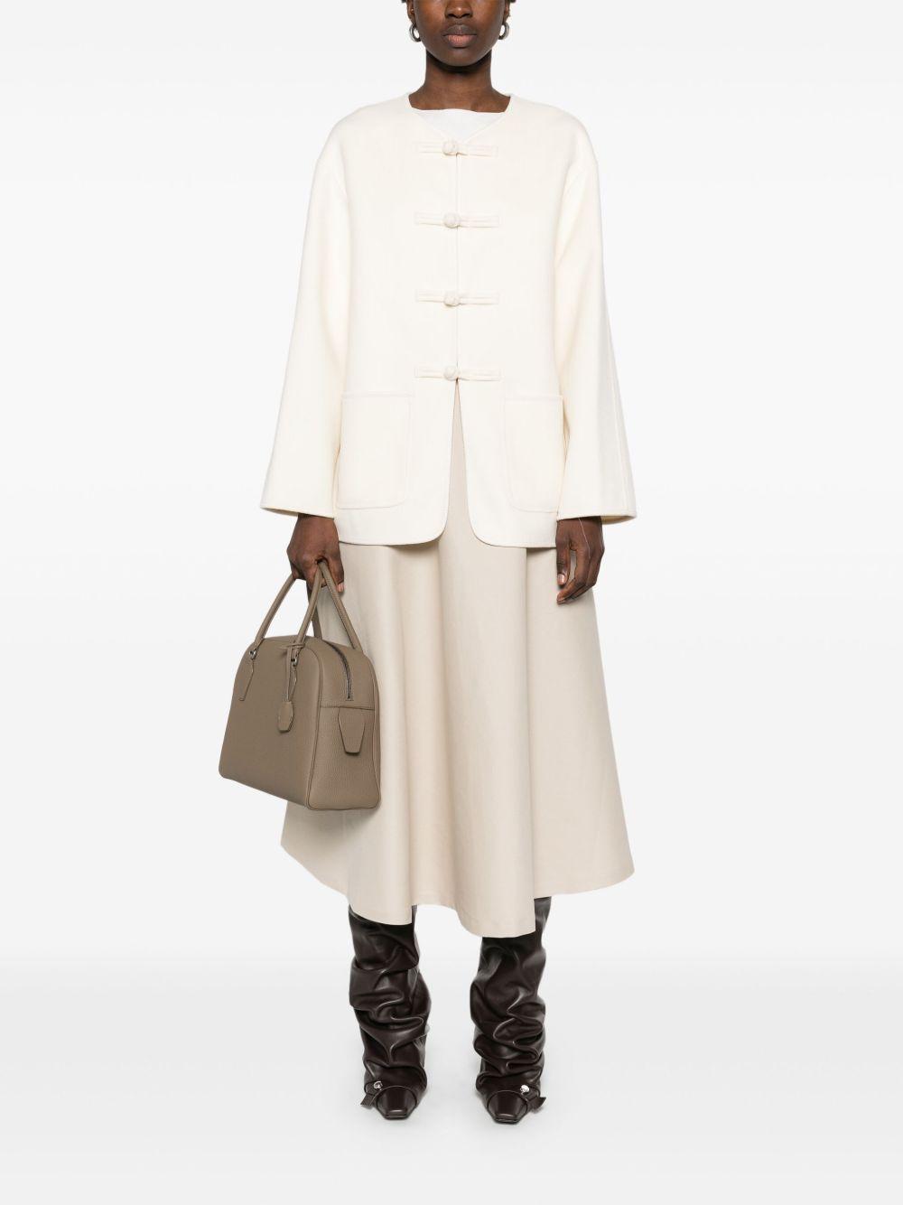 Mandarin double-faced wool jacket 414 11083 RÓHE 