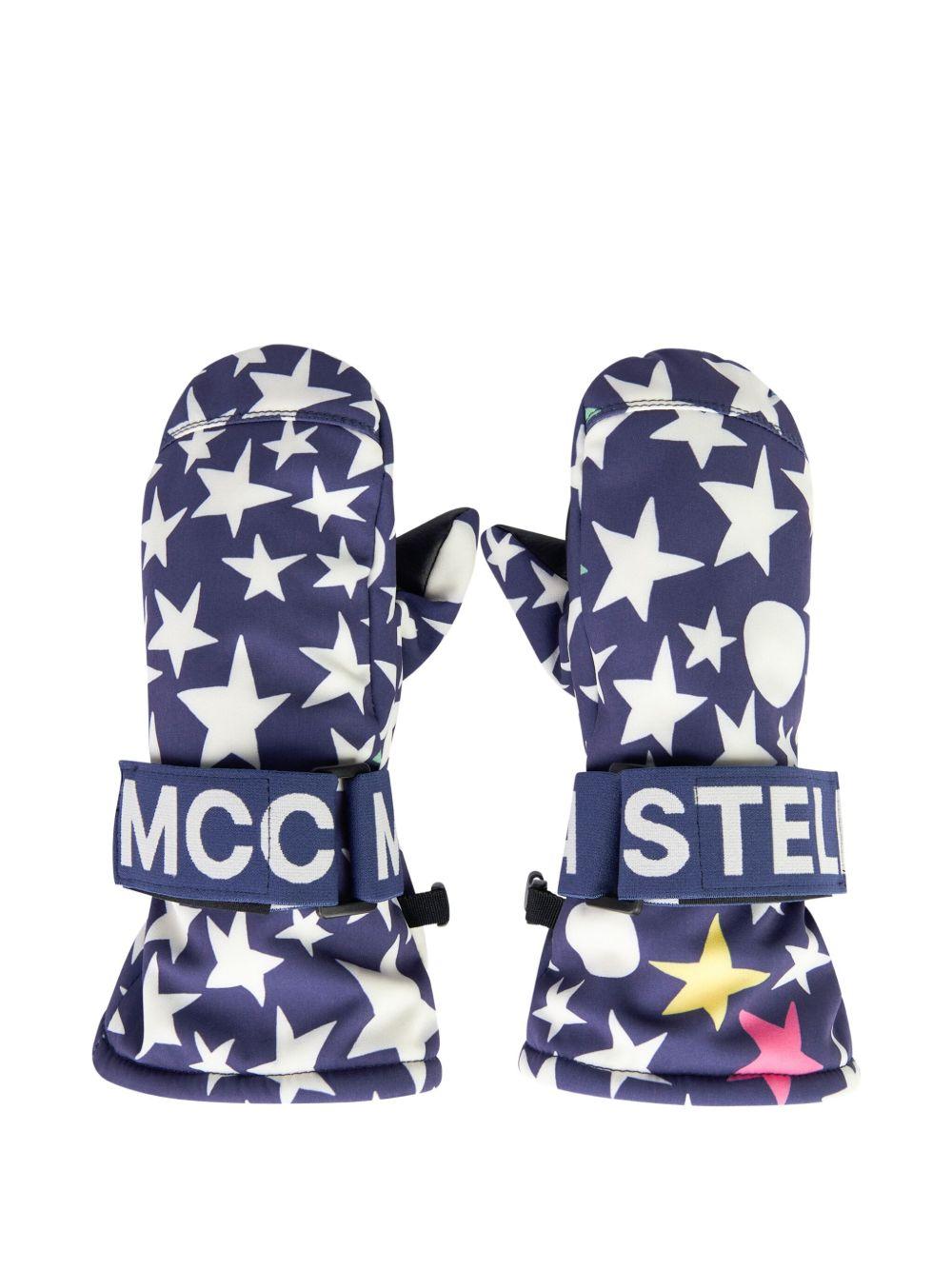 Star Print Ski Gloves TX0A19 Z3117667MC STELLA McCARTNEY KIDS 