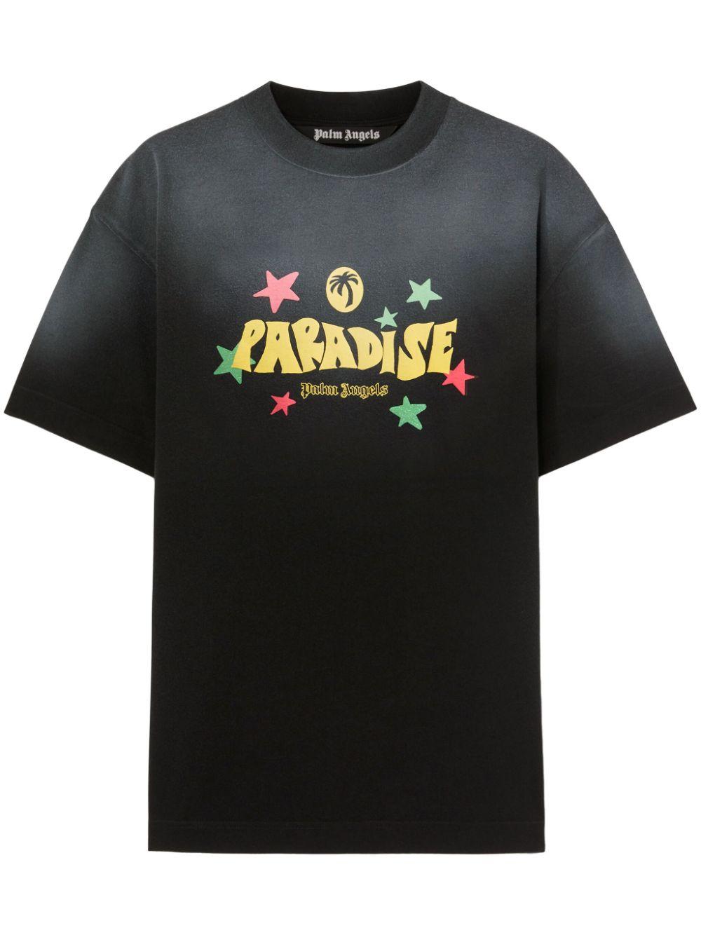 Paradise Palm T-shirt<BR/><BR/><BR/> PMAA001S25JER001 1018 PALM ANGELS 