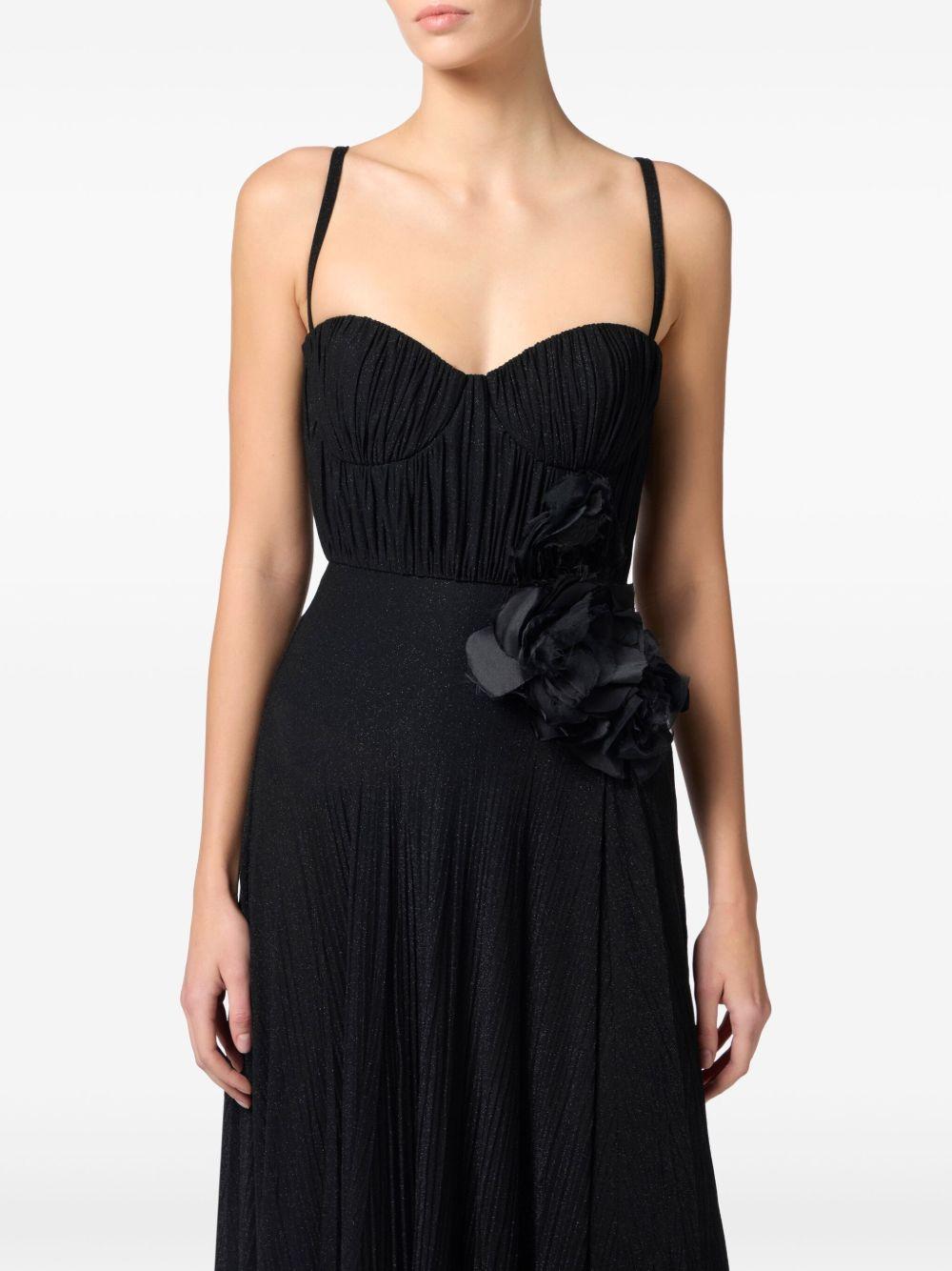 Floral-appliqué detailing dress<BR/><BR/> ABR2252E2 110 ELISABETTA FRANCHI 