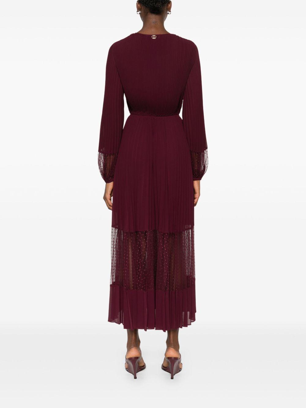 Pleated tulle dress 252TP2641 05609 TWINSET 