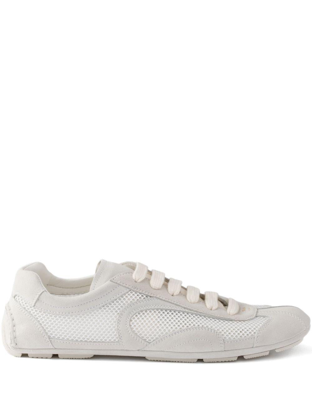 Montecarlo Re-Edition 2005 suede and mesh sneakers 1E247O3D8C F-D010F0009 PRADA 