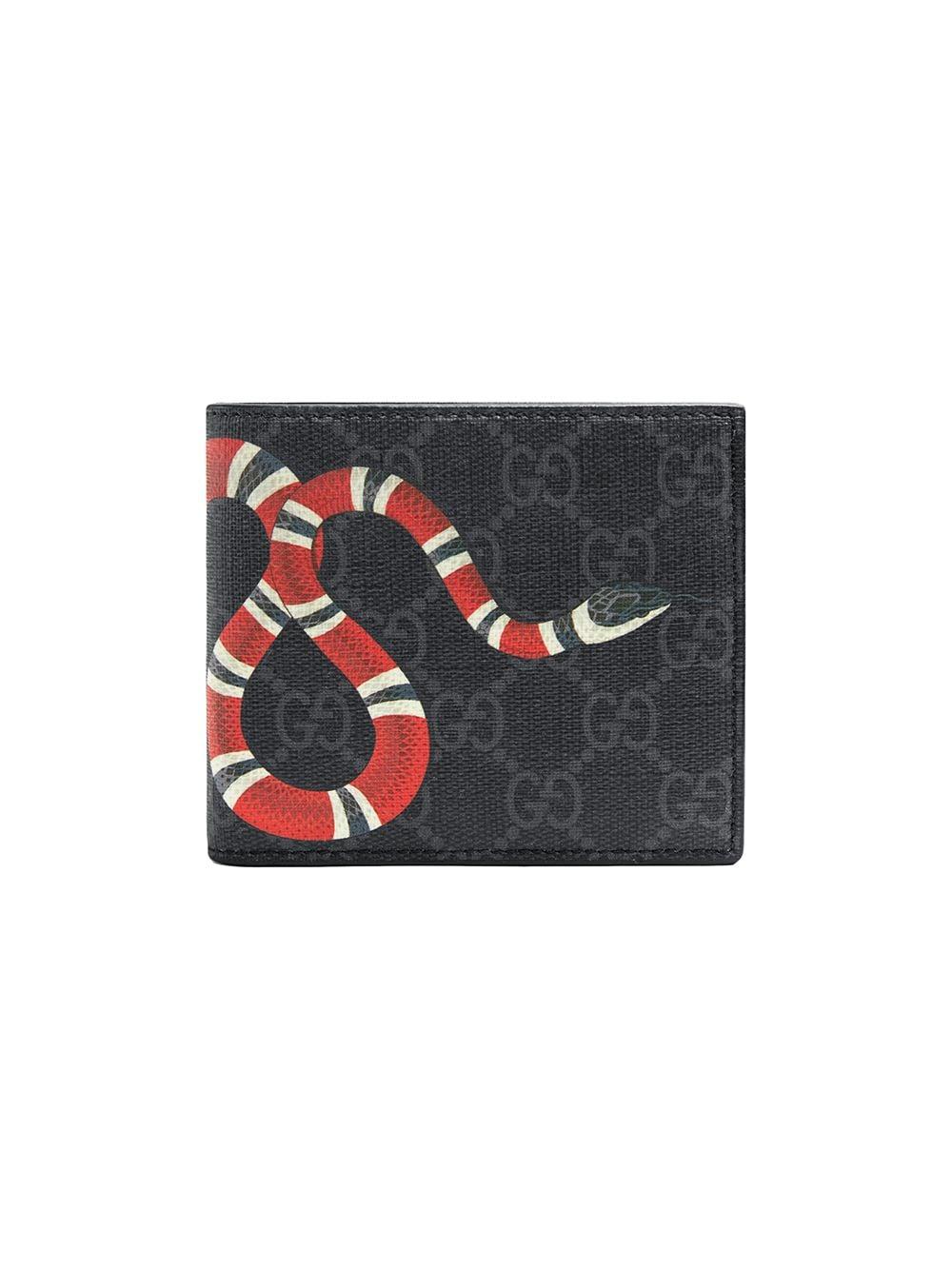 Kingsnake print GG Supreme wallet<BR/><BR/> 451268 K551N1058 GUCCI 
