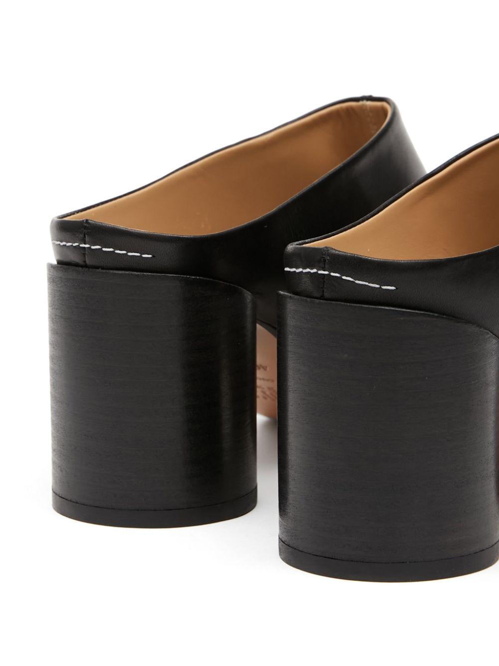 70mm leather mules<BR/><BR/><BR/> S59WX0071 P5000T8013 MM6 Maison Margiela 