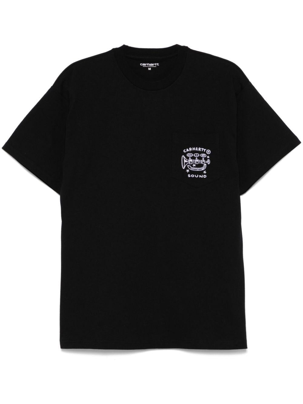 Carhartt Sound T-shirt I034407 S/S Fragments Pocket T-Shirt0D2.XX CARHARTT WIP 