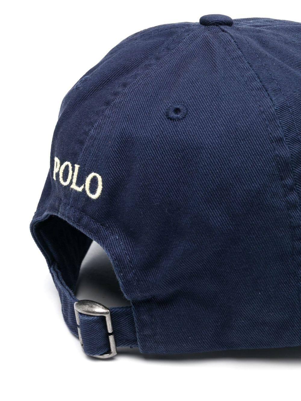 'Polo Pony' cotton baseball cap 323552489004 NEWPORT NAVY POLO RALPH LAUREN KIDS 