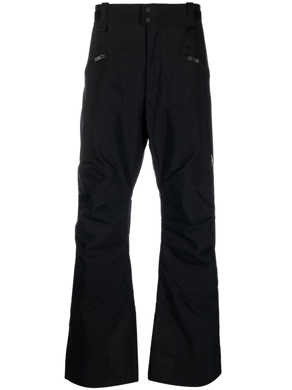 Embroidered-logo straight trousers G78542020 BLACK PEAK PERFORMANCE 