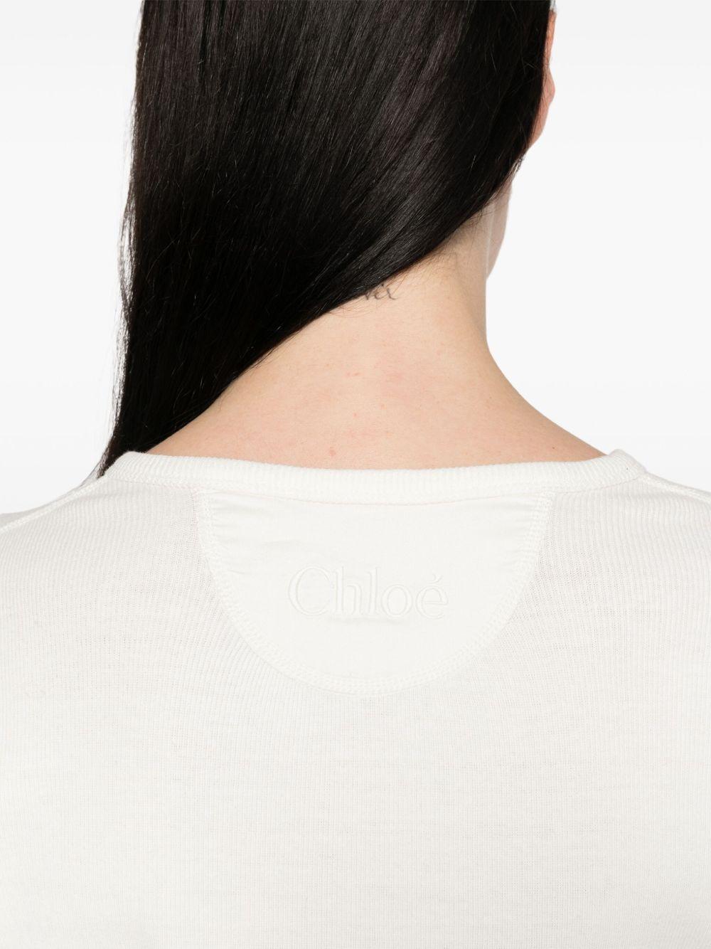 Henley T-shirt<BR/><BR/> CH25UJH14180 107 CHLOÉ 