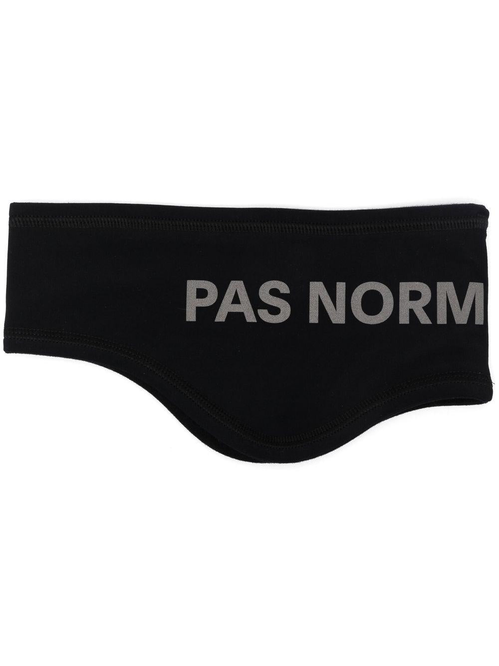 Logo-print headband NA0910E BLACK PAS NORMAL STUDIOS 