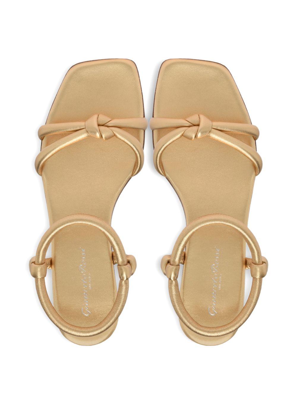 knotted strap flat shoes G32324 05CUOMEKO GIANVITO ROSSI 