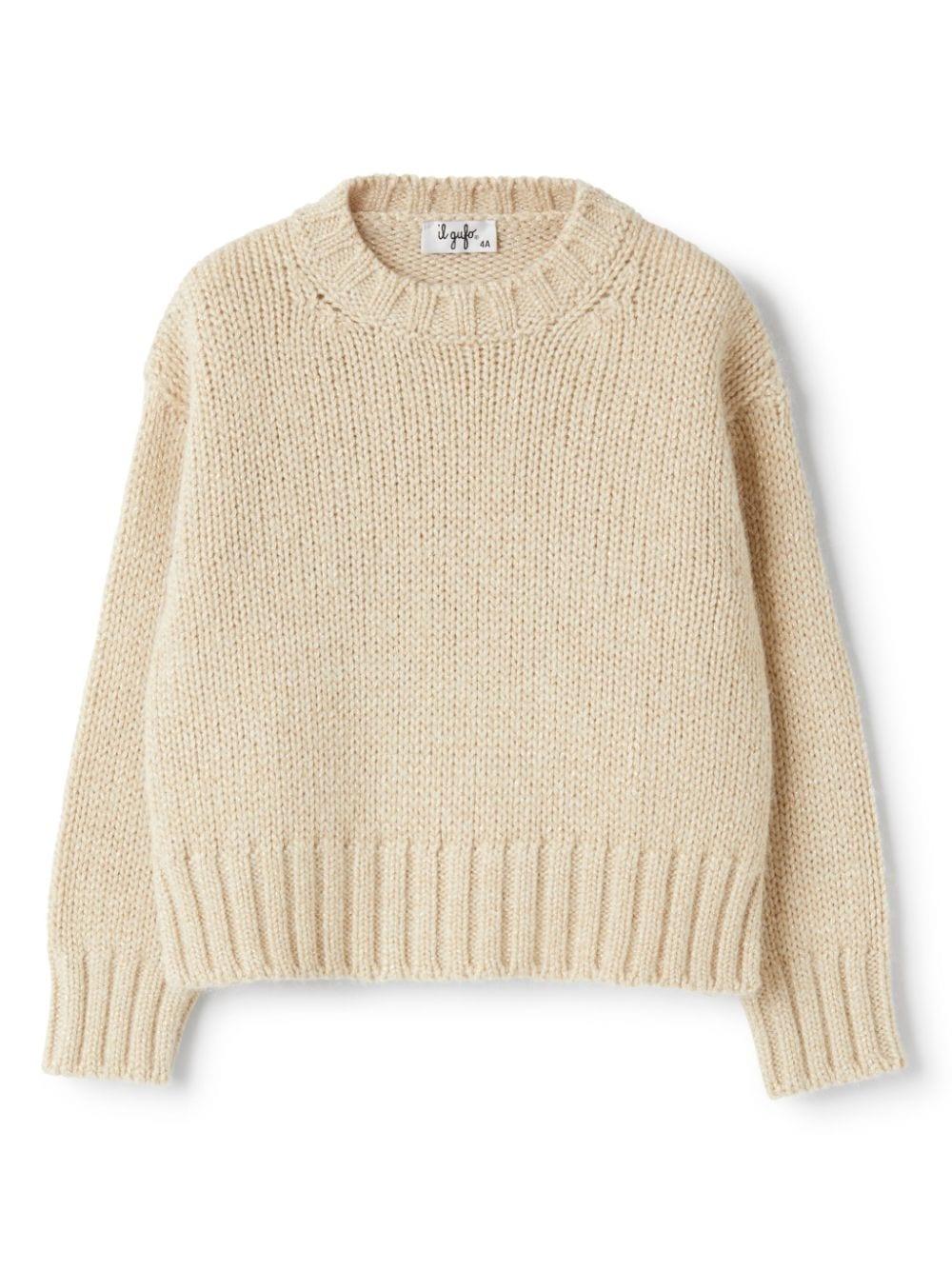 Ribbed-knit jumper<BR/><BR/><BR/> A24MA474EM438 100L IL GUFO 