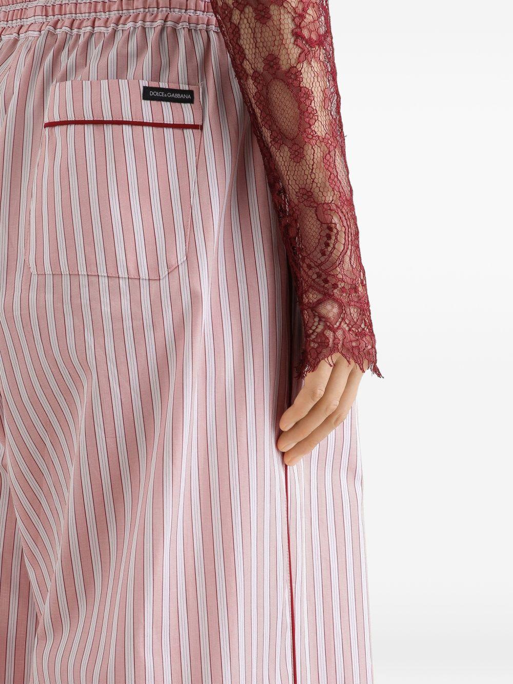 Striped poplin trousers FTDJET FR517S8051 DOLCE & GABBANA 