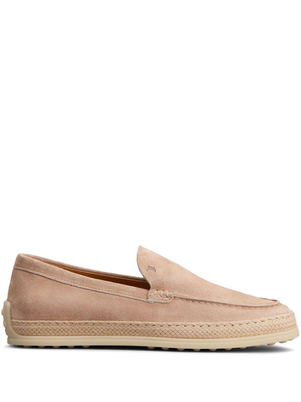 Slipper loafers in suede XXW92K0HU30 M8WM027 TOD'S 
