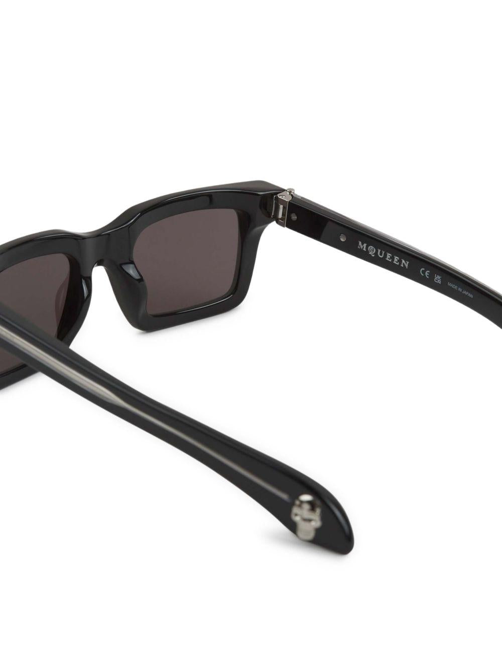 Rectangular Frame Sunglasses With Glossy 821707 J07491056 ALEXANDER MCQUEEN 
