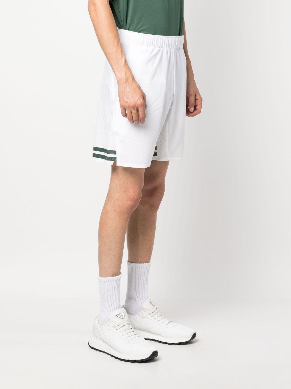 Logo-print elasticated track shorts 62GBA00201 WHITE MIZUNO 