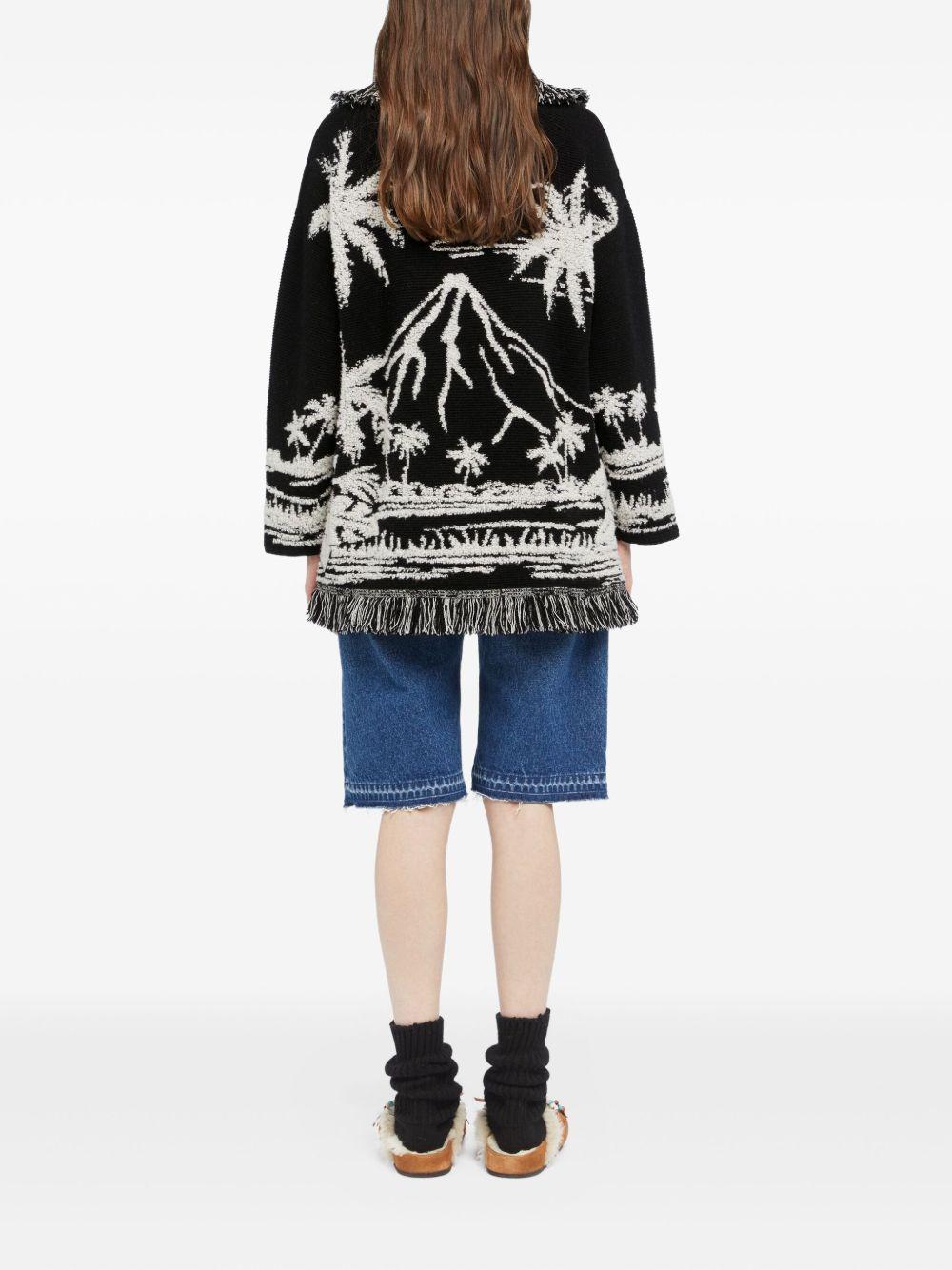 Palm groove tales cardigan LWHB064E25KNI00D 100F ALANUI 