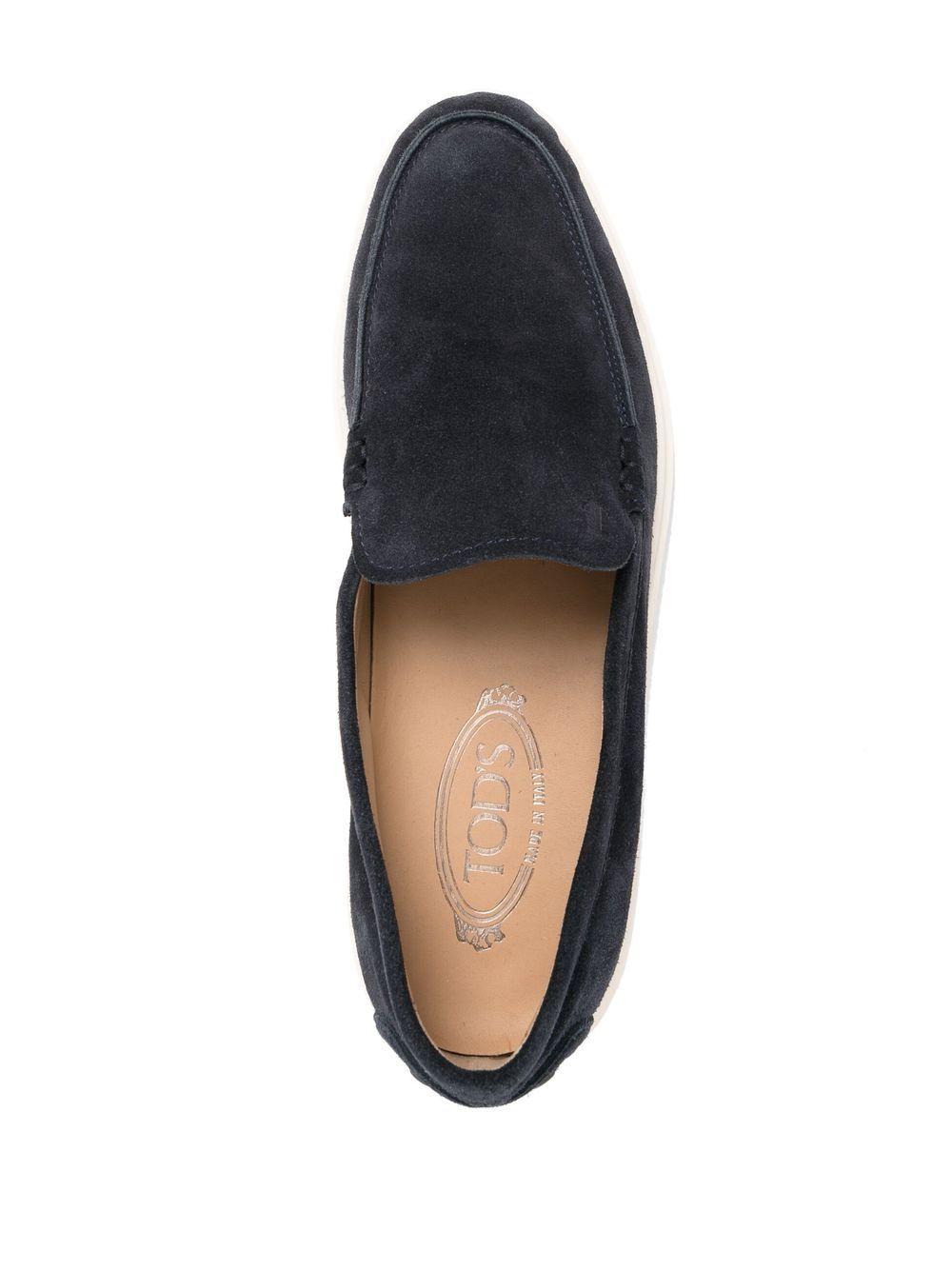Suede slip-on loafers<BR/><BR/> XXM59K00040 M8WU801 TOD'S 