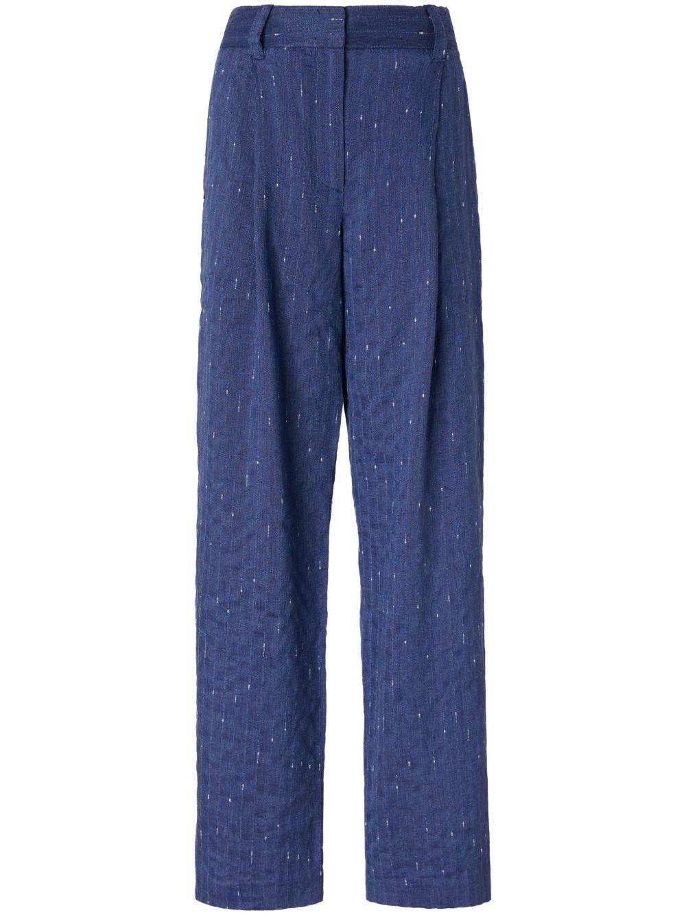 Pinstriped trousers<BR/><BR/><BR/> 78AAA109 N0524247 GENNY 