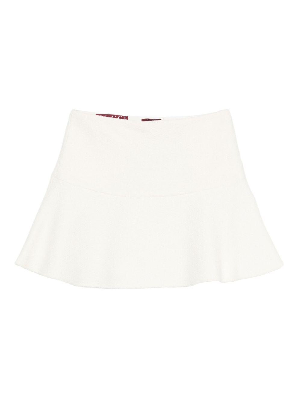 Wool bouclé mini skirt 826594 ZARWV9003 GUCCI 
