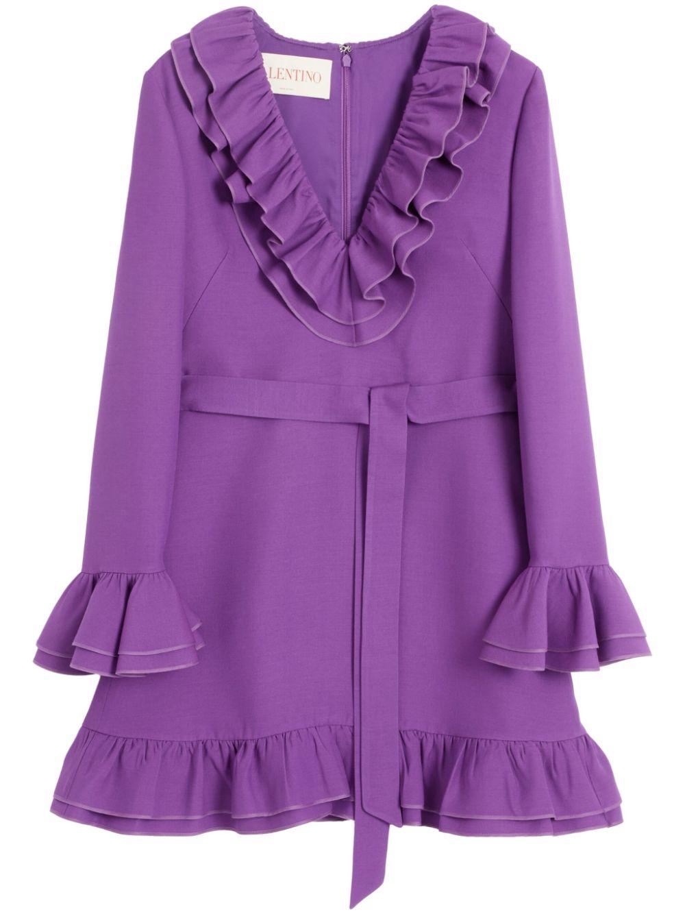 Crepe couture mini dress<BR/><BR/><BR/> 6B3VAES61CF R1B VALENTINO GARAVANI 