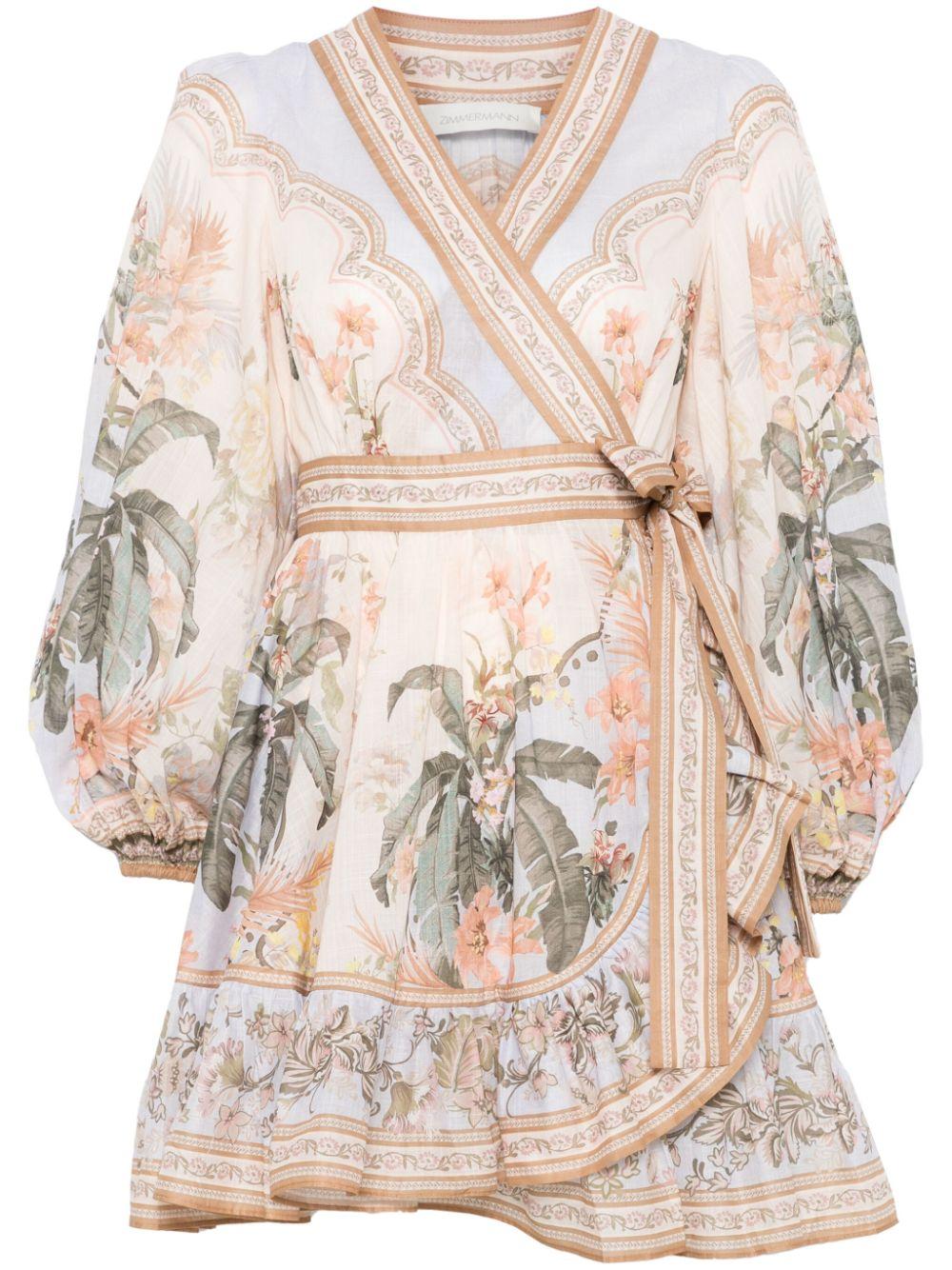 Wylie mini dress<BR/><BR/><BR/> 2449DRS251 BUF ZIMMERMANN 