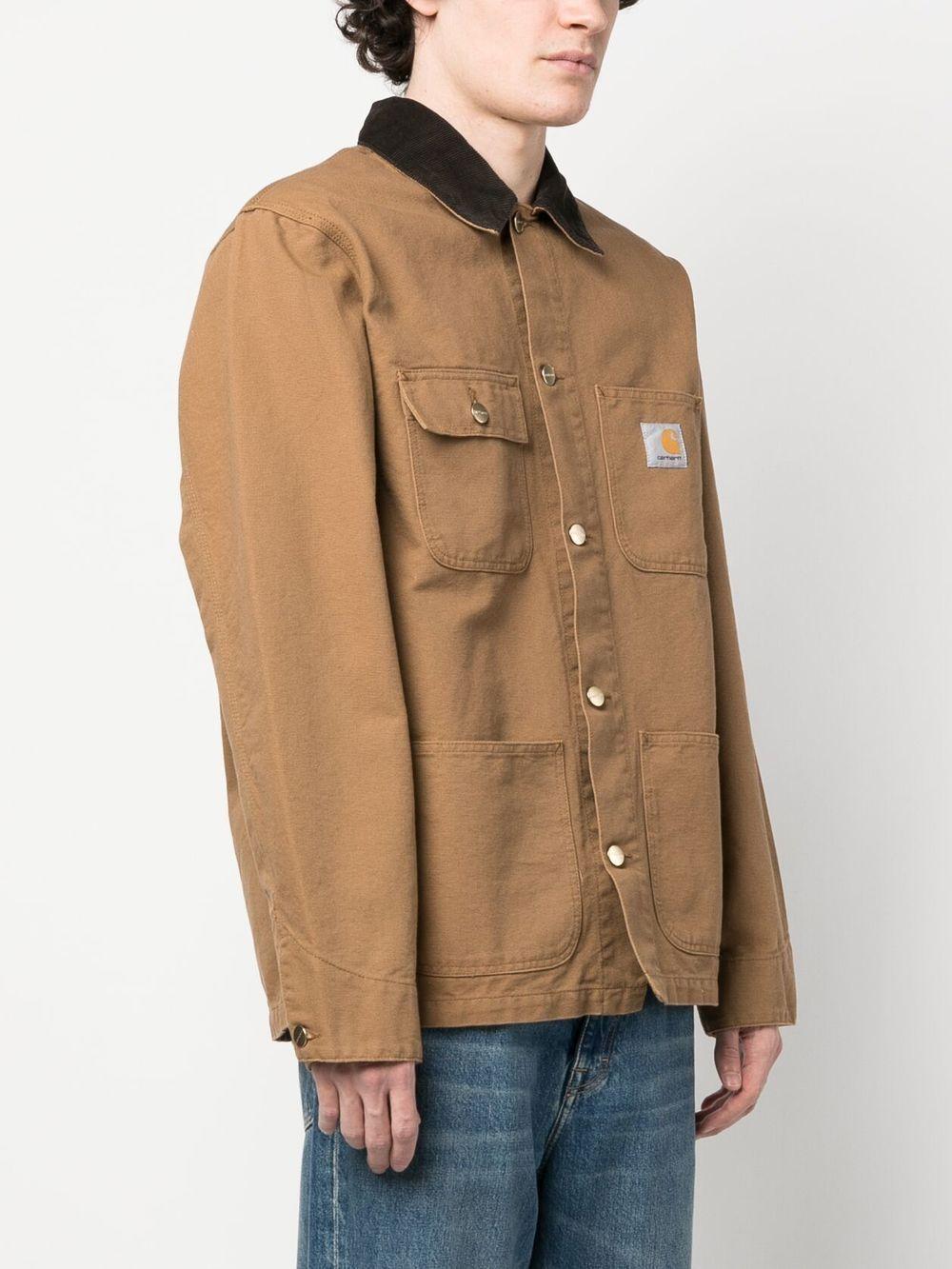 Michigan organic cotton single-breasted coat<BR/><BR/><BR/> I031519 Michigan Coat (Summer)00S.02 CARHARTT WIP 