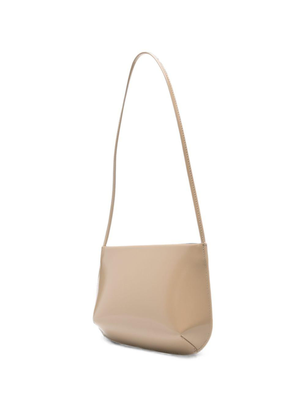 Bra leather shoulder bag BRABAG LATTESPAZZOLATO FANE 
