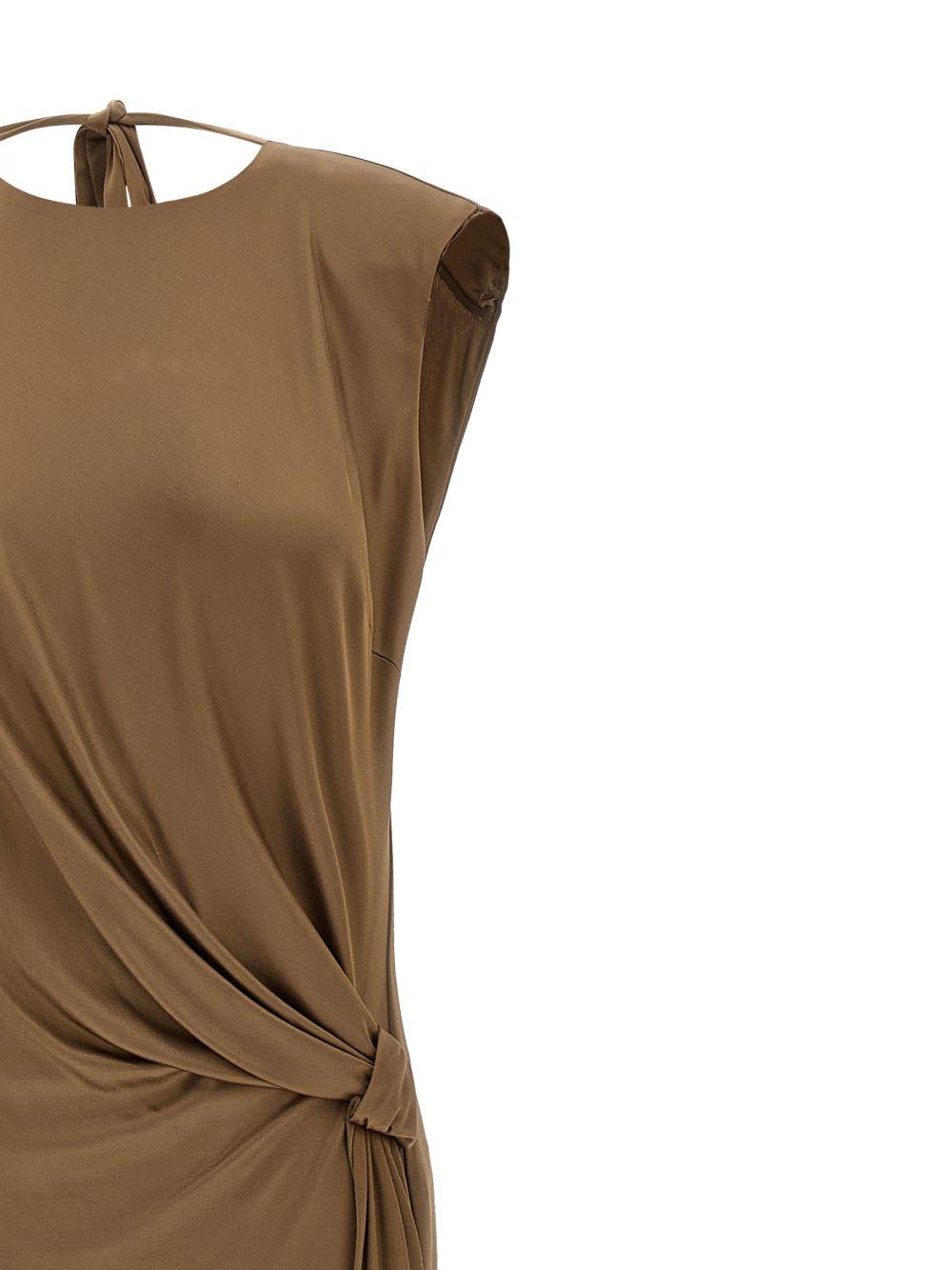 Red Carpet dress in shiny viscose jersey ABR2461E2 229 ELISABETTA FRANCHI 